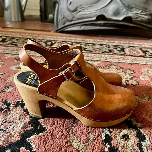 Swedish Hasbeens T-strap sky high 38 7.5 - Picture 5 of 5